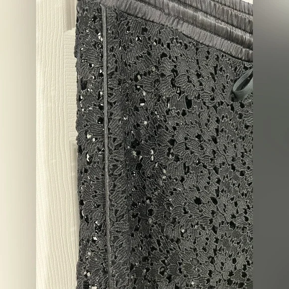 Adam Lippes Lace Drawstring pant - Picture 2 of 8